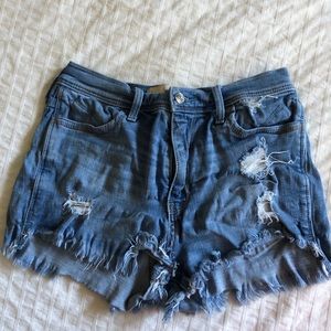 hollister jean shorts